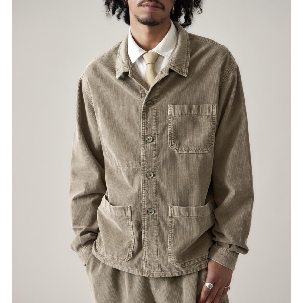 Loom Urban Outfitters Stone Corduroy Shacket Jacket Men's Size: XL